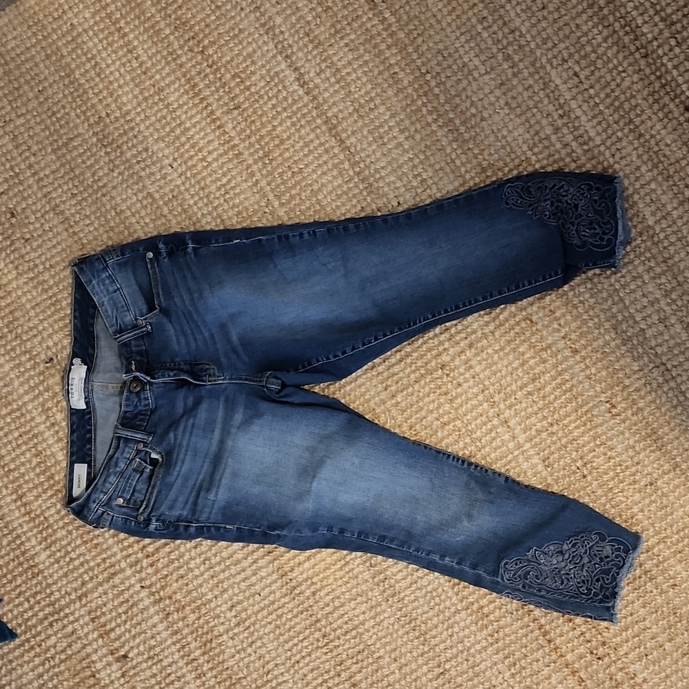 Torrid crop jeans skinny size 10